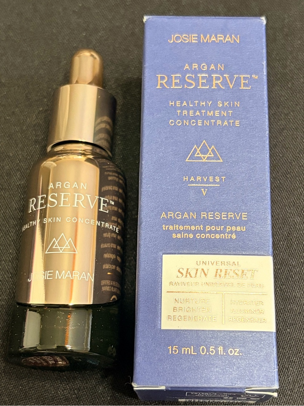 Josie Maran Argan Reserve Healthy Skin Treatment Concentrate - 15 ml New